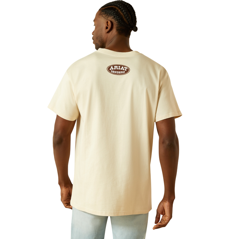 Ariat Mens Sendero Slow Horses Tee - Sandshell