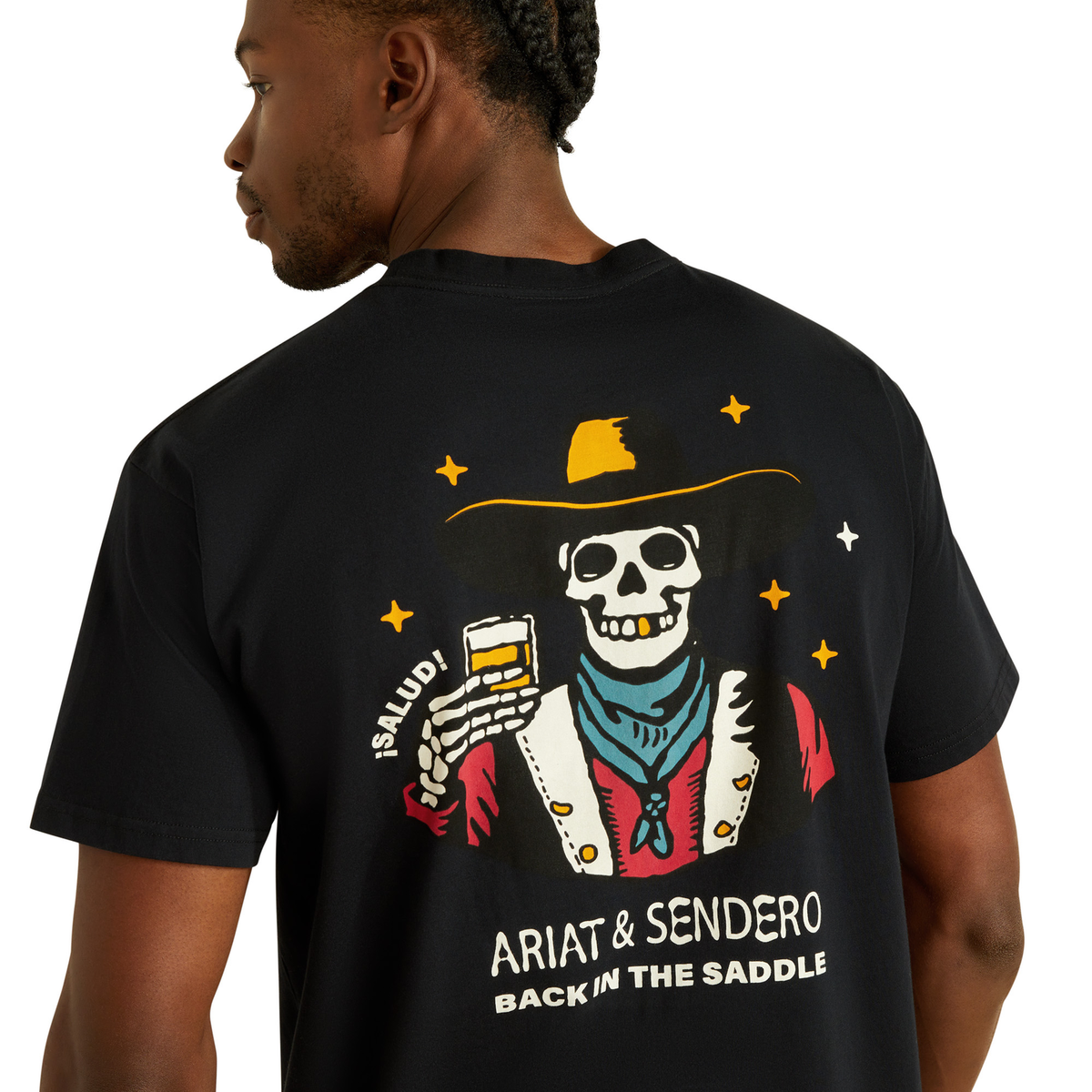 Ariat Mens Sendero When Life Gives You Agaves Tee - Black
