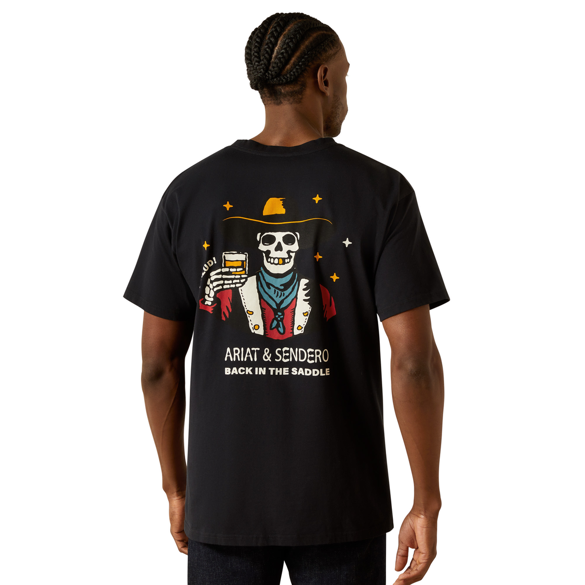 Ariat Mens Sendero When Life Gives You Agaves Tee - Black