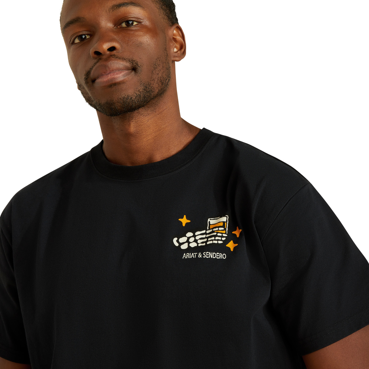 Ariat Mens Sendero When Life Gives You Agaves Tee - Black