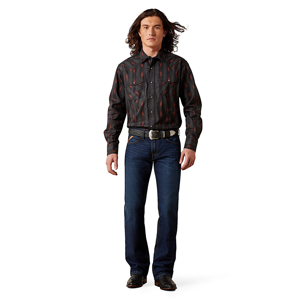 Ariat Mens Slim M7 Straight Jean - Baron Hampton