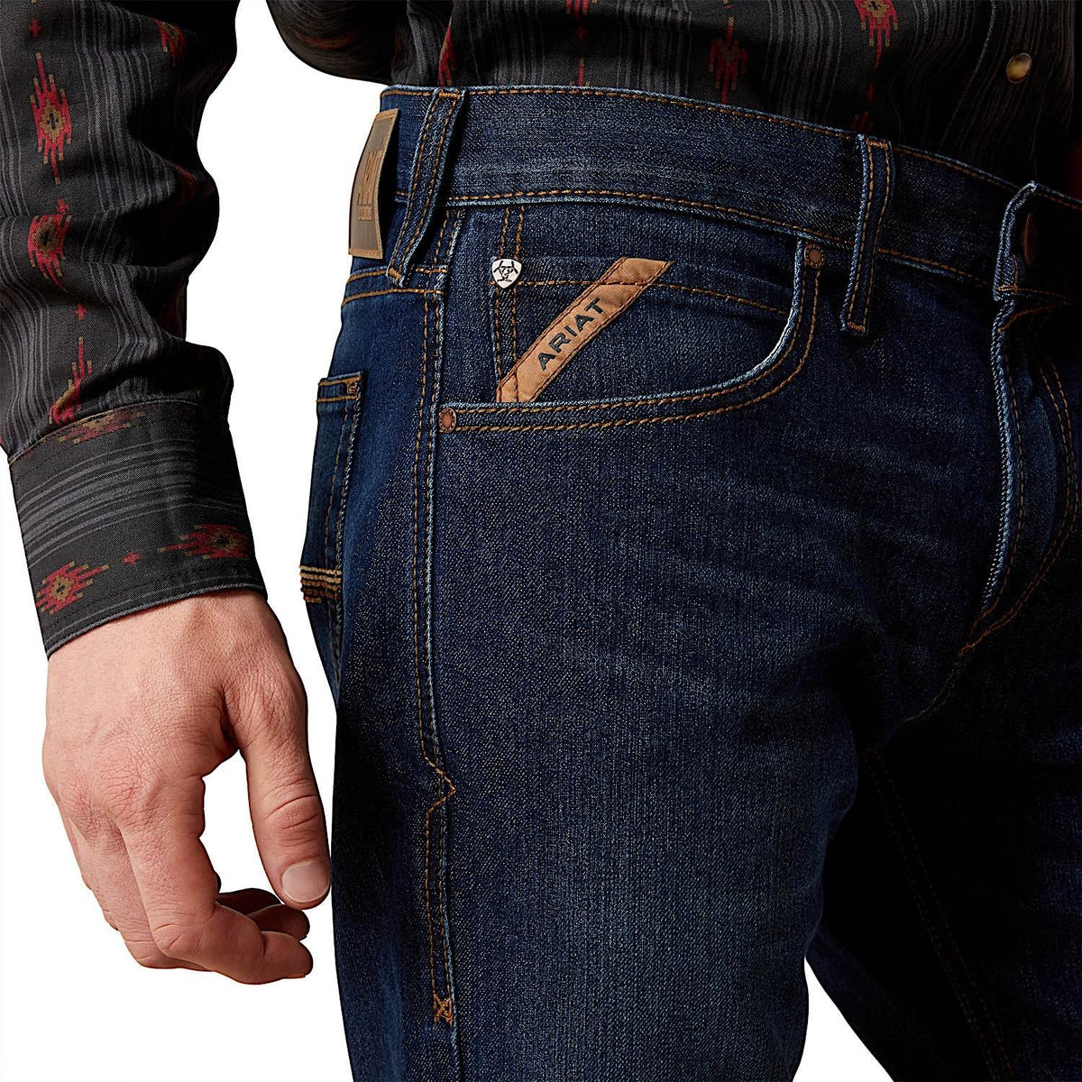 Ariat Mens Slim M7 Straight Jean - Baron Hampton