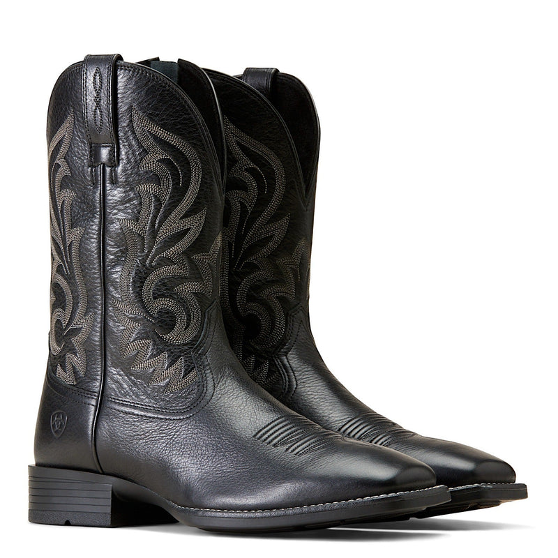 Ariat Mens Slim Zip Ultra Black Deertan