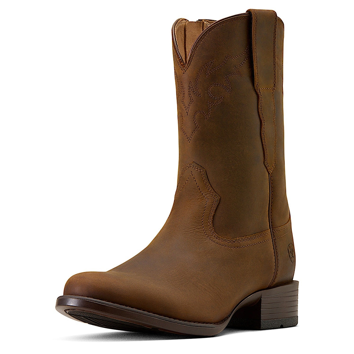 Ariat Men’s Sonoro Roper Toe Western Boot - Distressed Brown