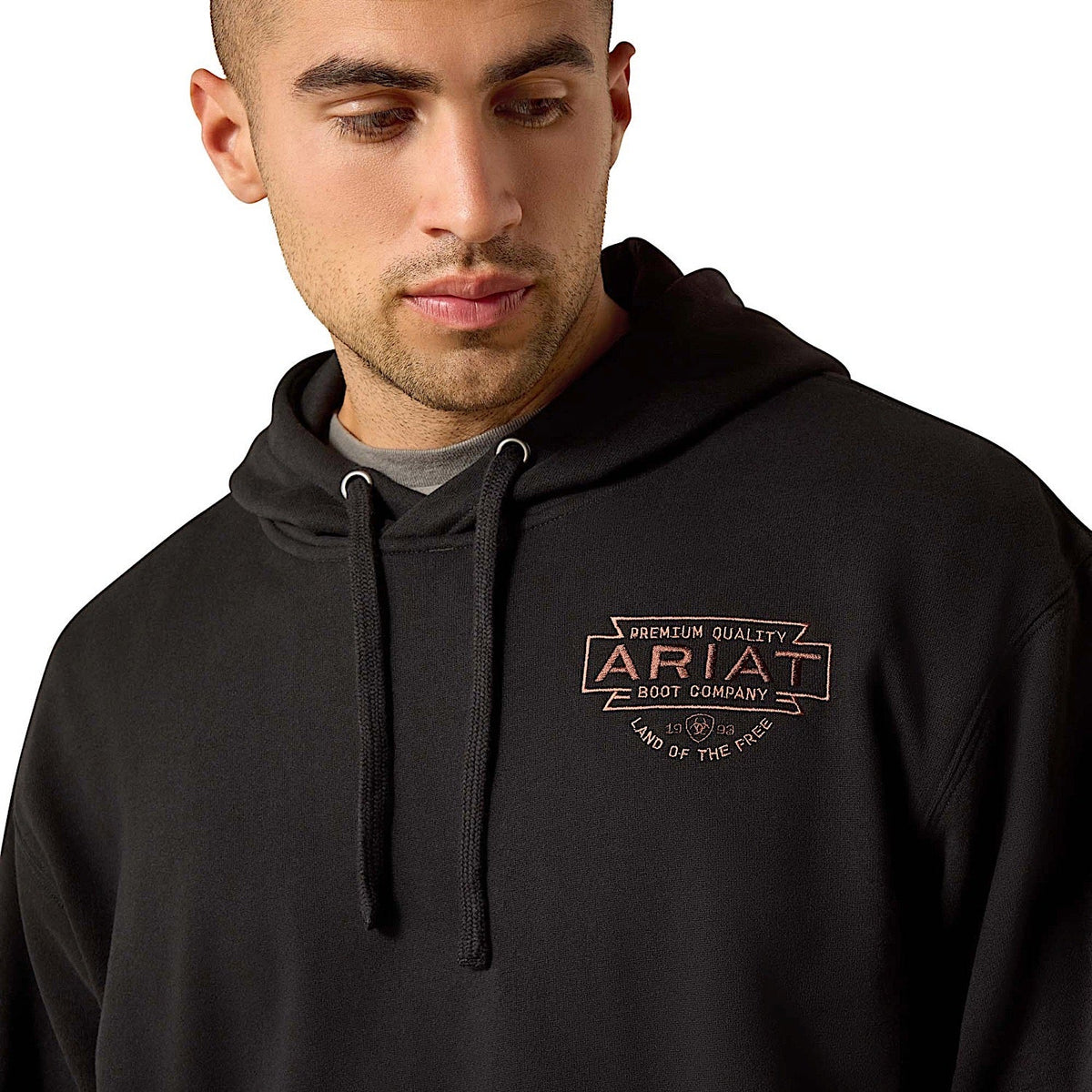 Ariat Men’s Southwest Simple Buckle Hoodie - Black
