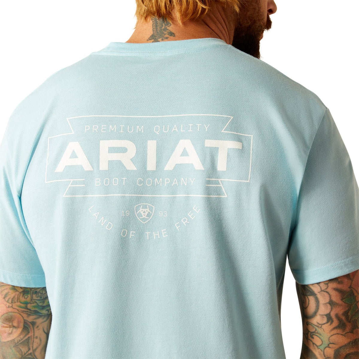 Ariat Men’s Southwest Simple T-Shirt - Sky Blue Heather