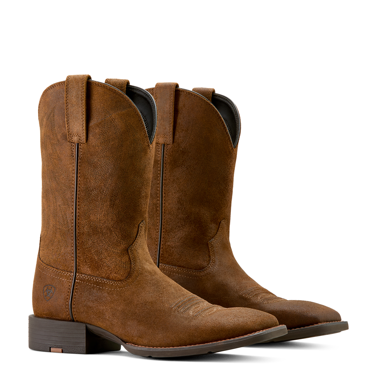 Ariat Mens Sport Big Country Cowboy Boot - Brown Roughout