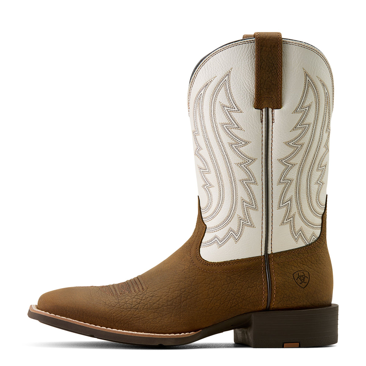 Ariat Mens Sport Big Country Wide Square Toe Boot - Mustang Brown/Smokey Cream