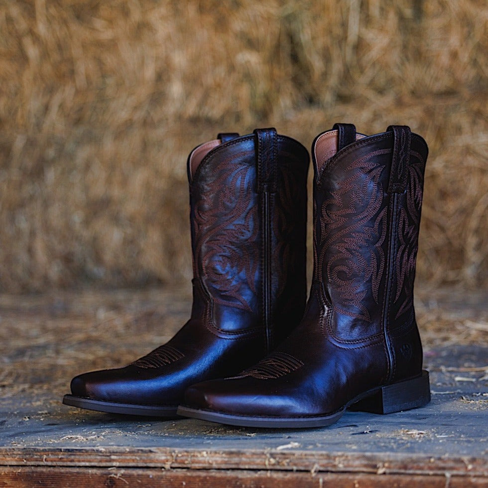 Ariat Men’s Sport Herdsman Boot Burnished Chocolate