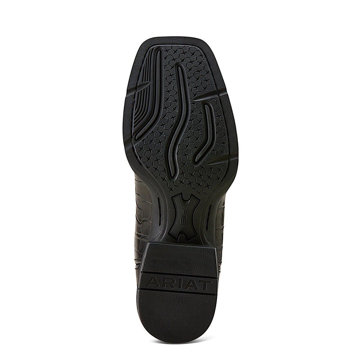 Ariat Men’s Sport Latigo Wide Square Toe Cowboy Boot - Black Choc Print/Black