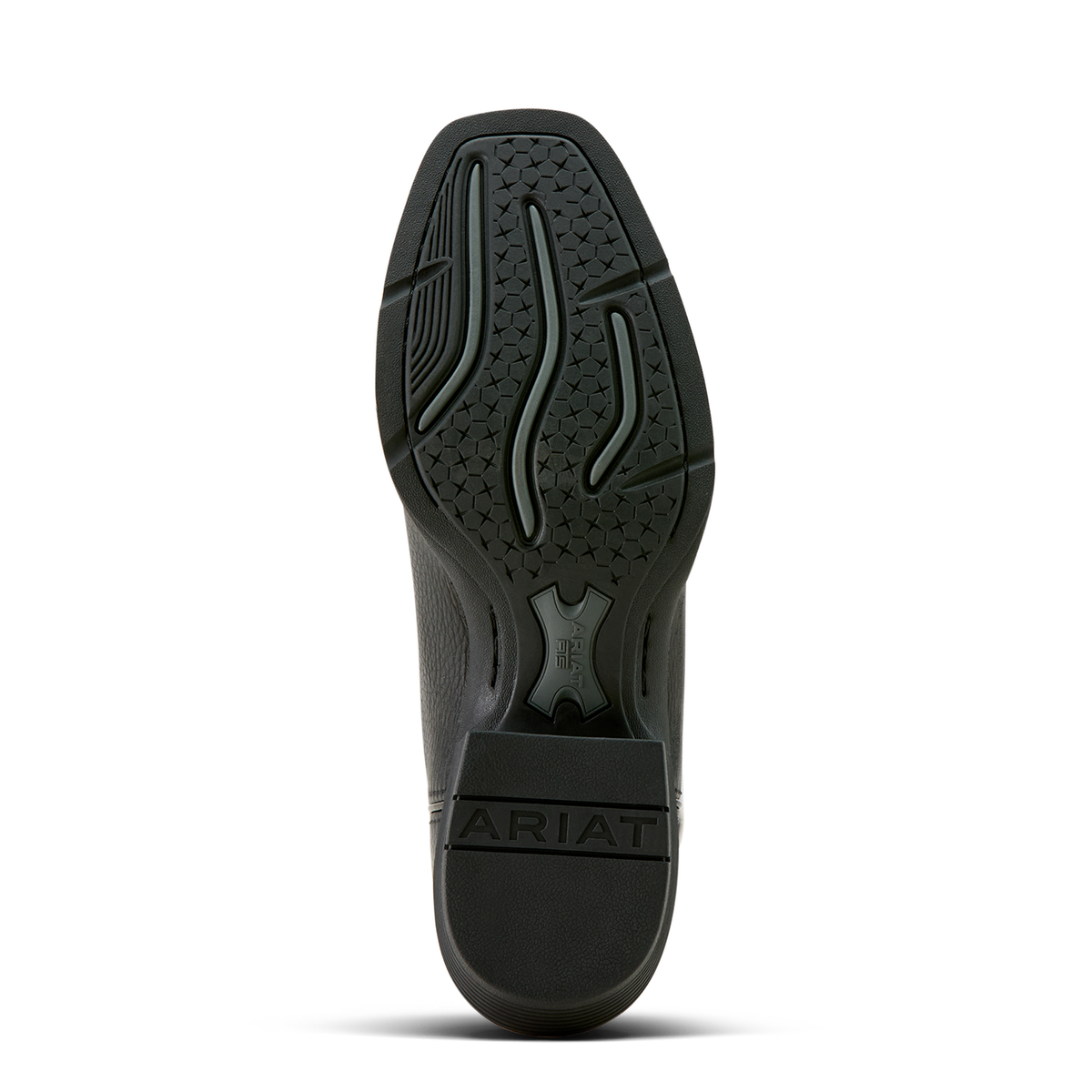 Ariat Men's Sport Narrow Cutter Western Boot - Black Deertan