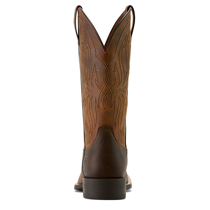 Ariat Men’s Sport Rustler Cowboy Boot - Toffee Hippo Print/Rich Oak
