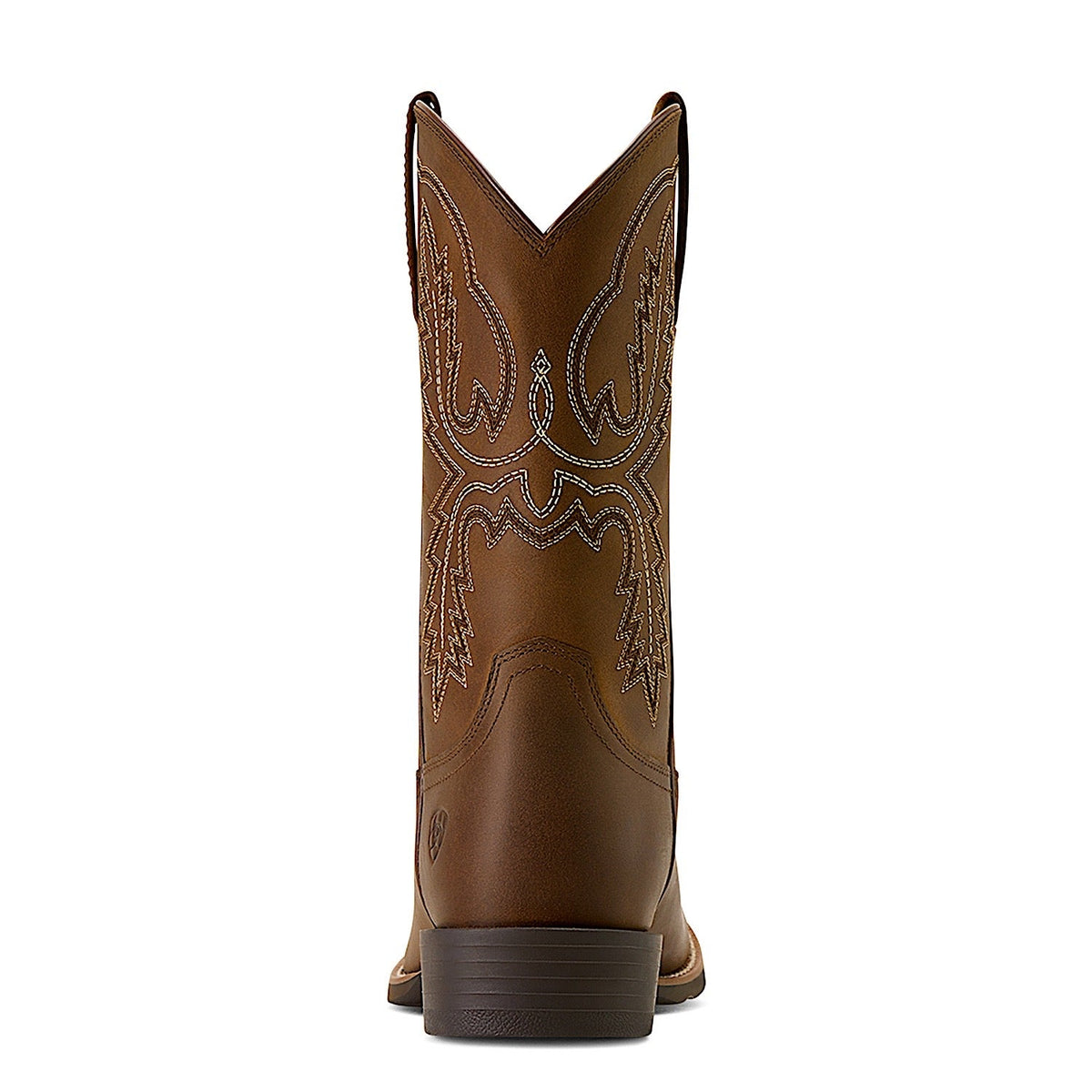 Ariat Mens Sport Spratten Wide Toe Cowboy Boot - Distressed Brown