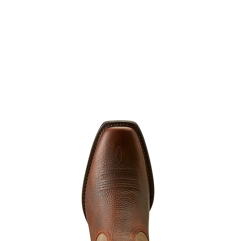 Ariat Men’s Sport Square Toe Brown Oiled Rowdy/Brown Bomber