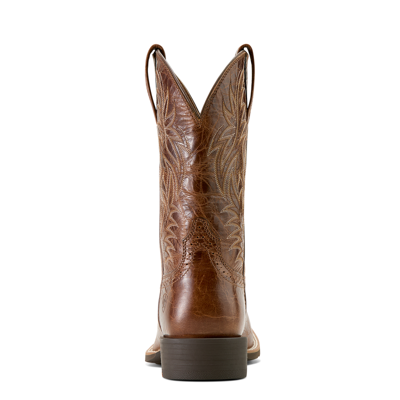 Ariat Men’s Sport Western Wide Square Toe Cowboy Boot - Dark Tan