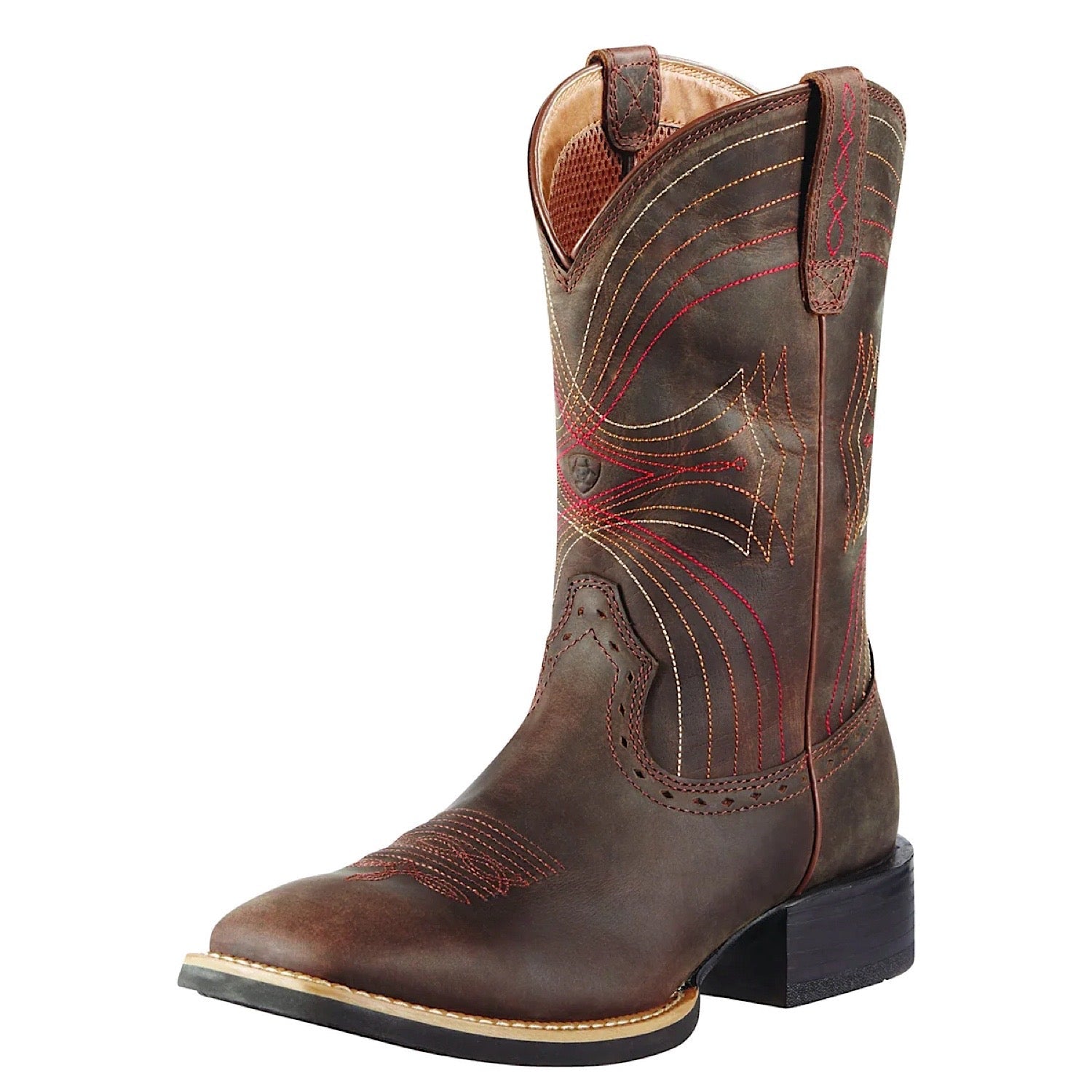 Buy Ariat Mens Sport Wide Square Toe Distressed Brown The Stable