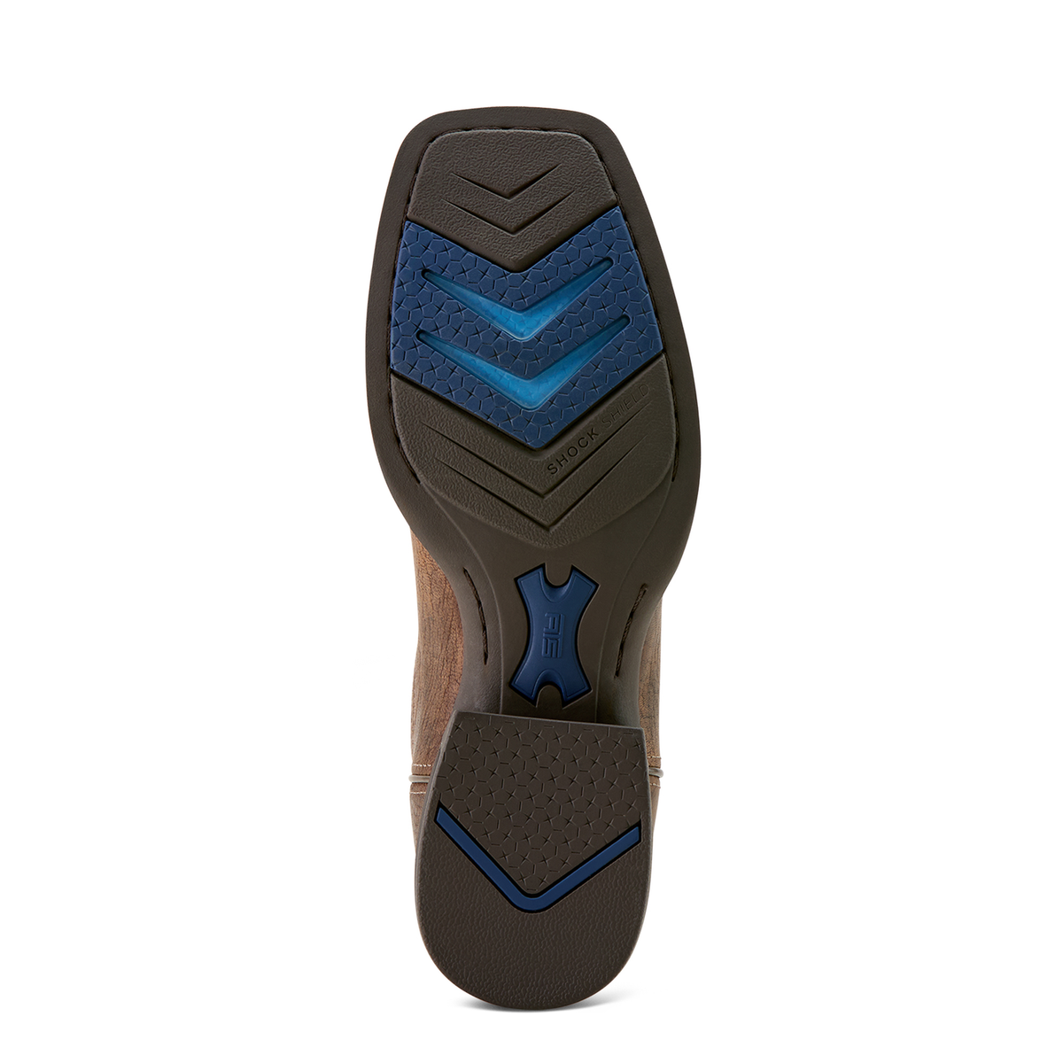 Ariat Men’s Steadfast Western Boot - Dusk Brown/Baby Blue Eyes