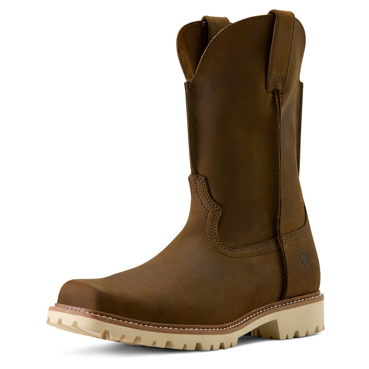 Ariat Mens Stoney Creek Western Boot - Distressed Dark Wheat