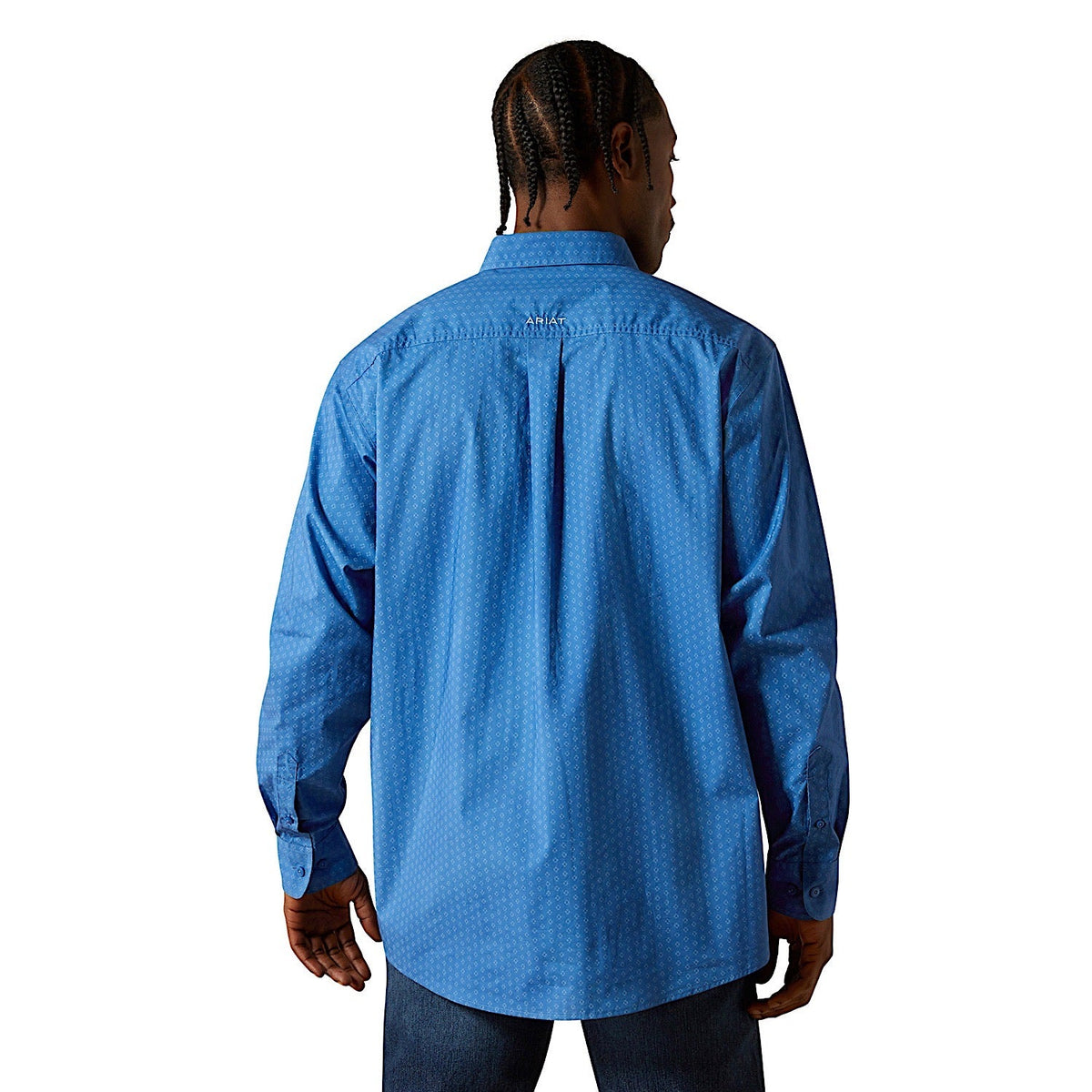 Ariat Mens Stratford Classic Fit Shirt - Royal Blue