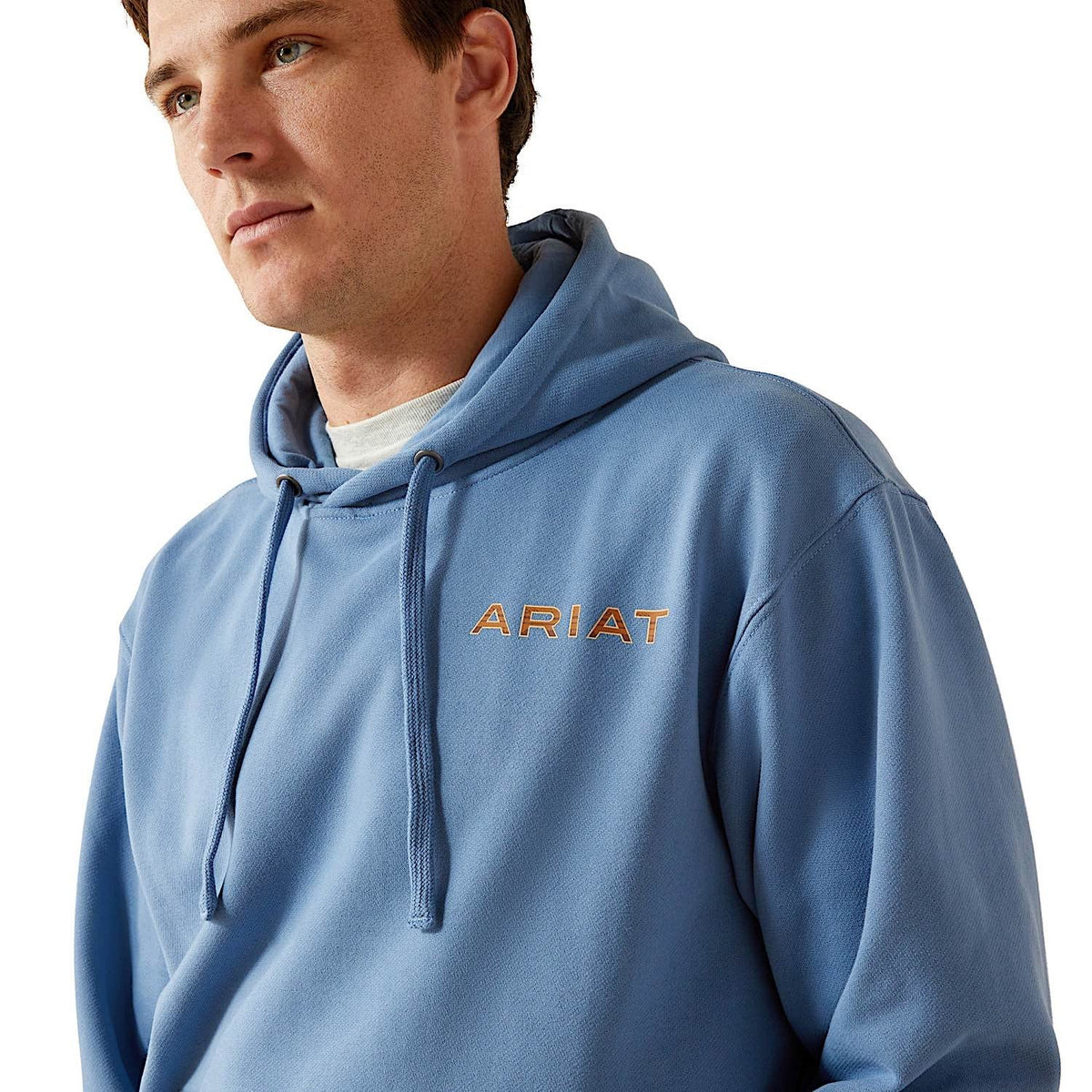 Ariat Mens Sun Valley Circle Hoodie - Coronet Blue