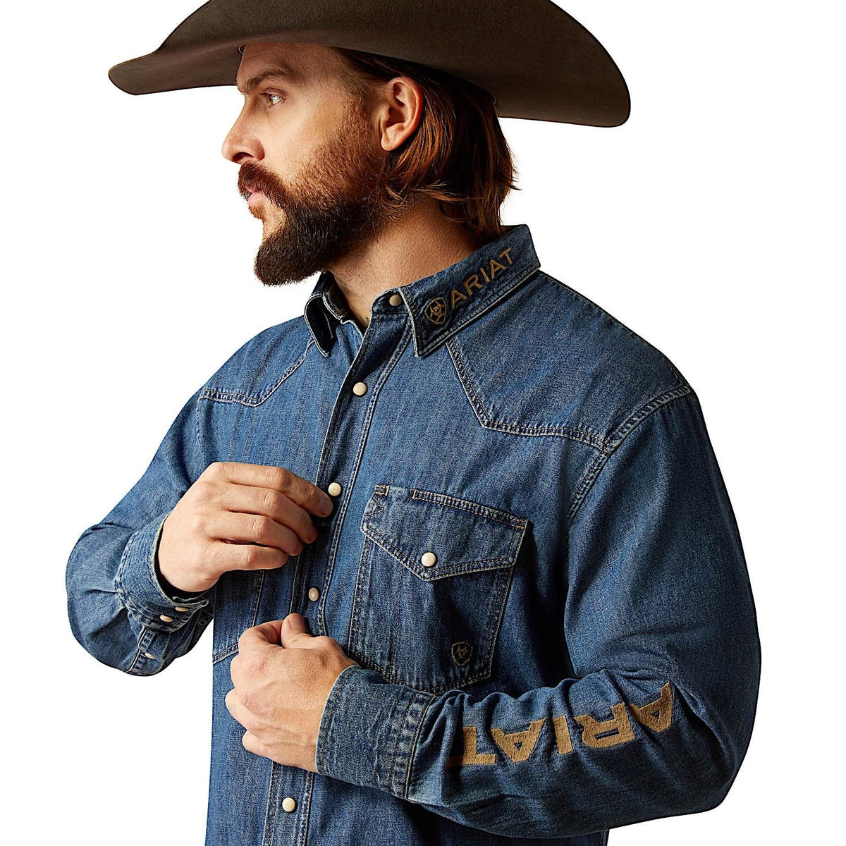 Ariat Men’s Team Denim Shirt - Jazz