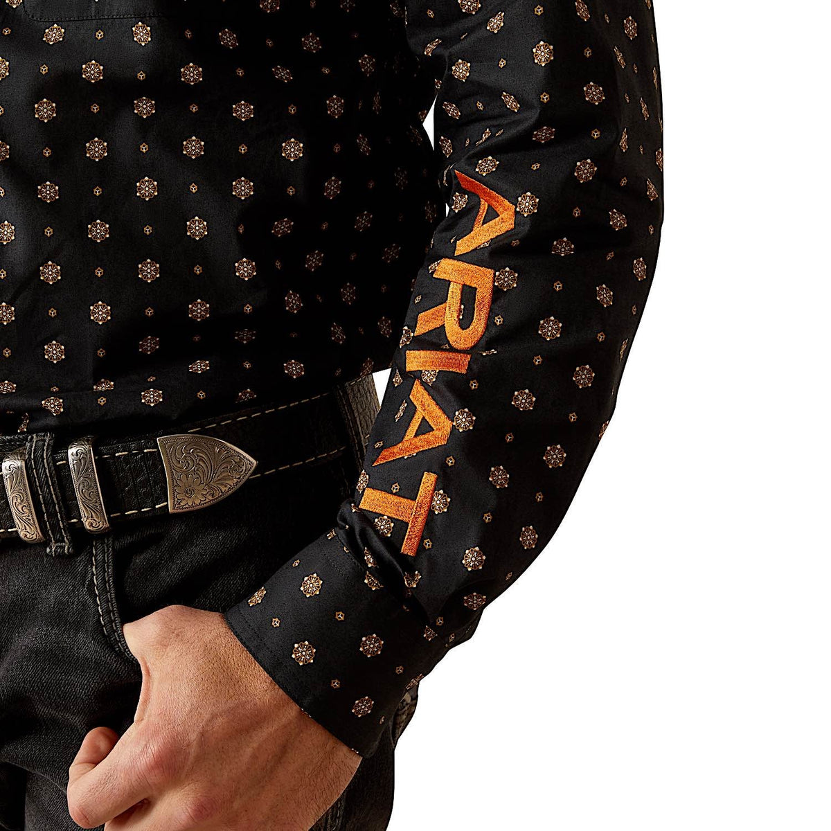 Ariat Men’s Team Kelvin Shirt - Black/Dark Grey