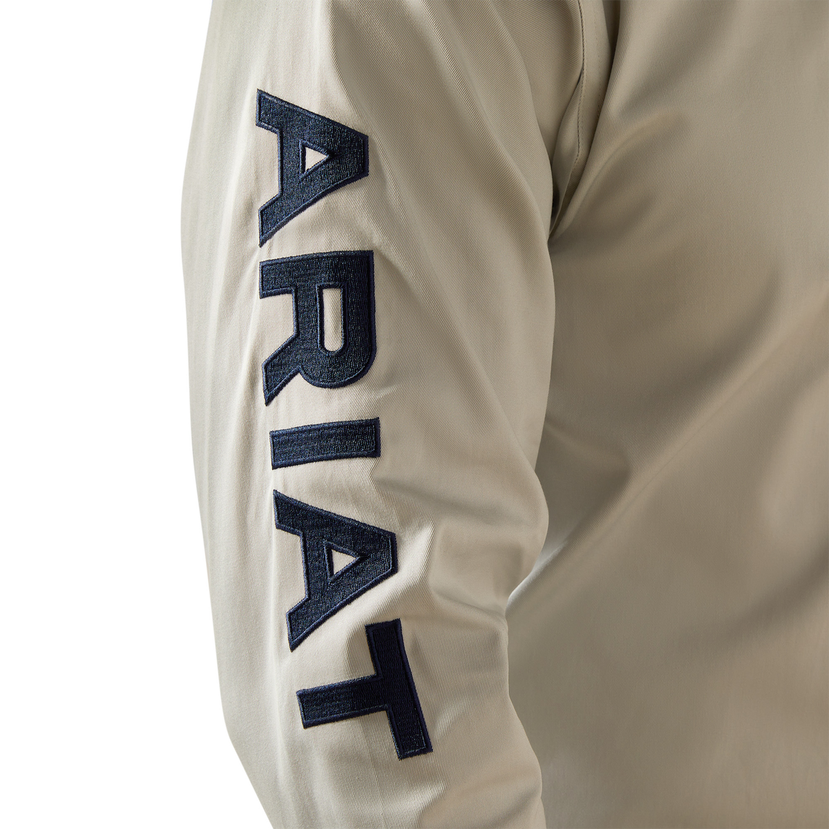 Ariat Mens Team Logo Twill Classic Fit Shirt - Silver/Navy