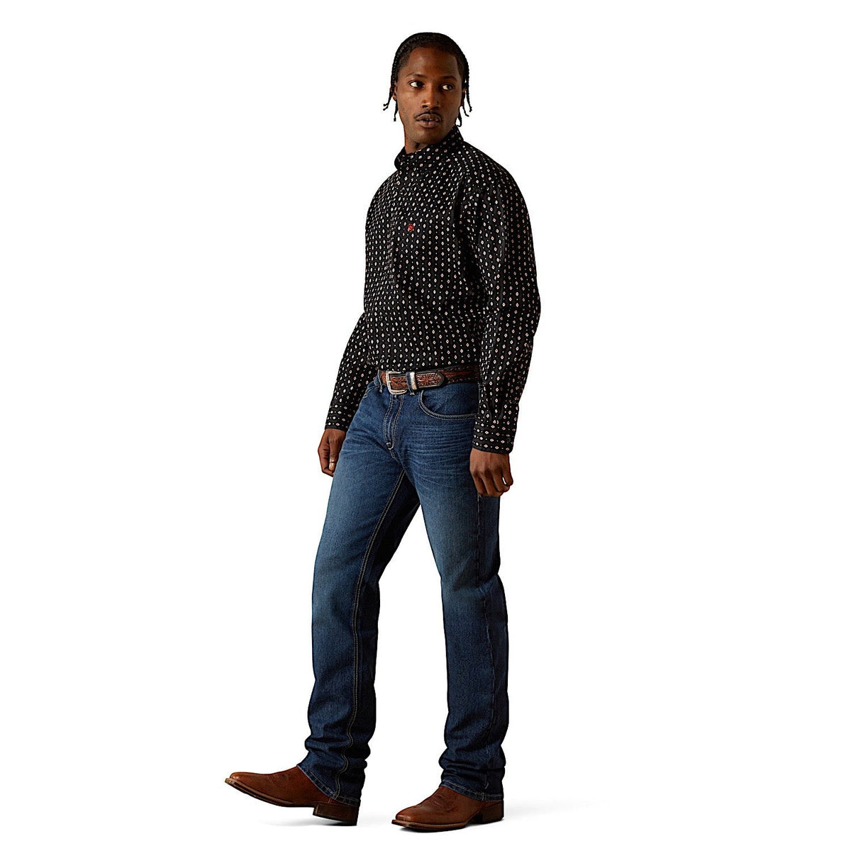 Ariat Mens Thorin Classic Fit Shirt - Black