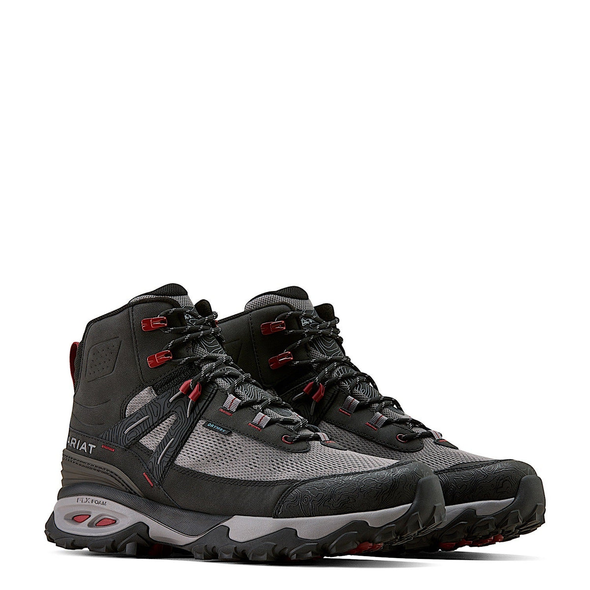 Ariat Men’s Traverse Mid Waterproof Hiking Boot - Black/Grey
