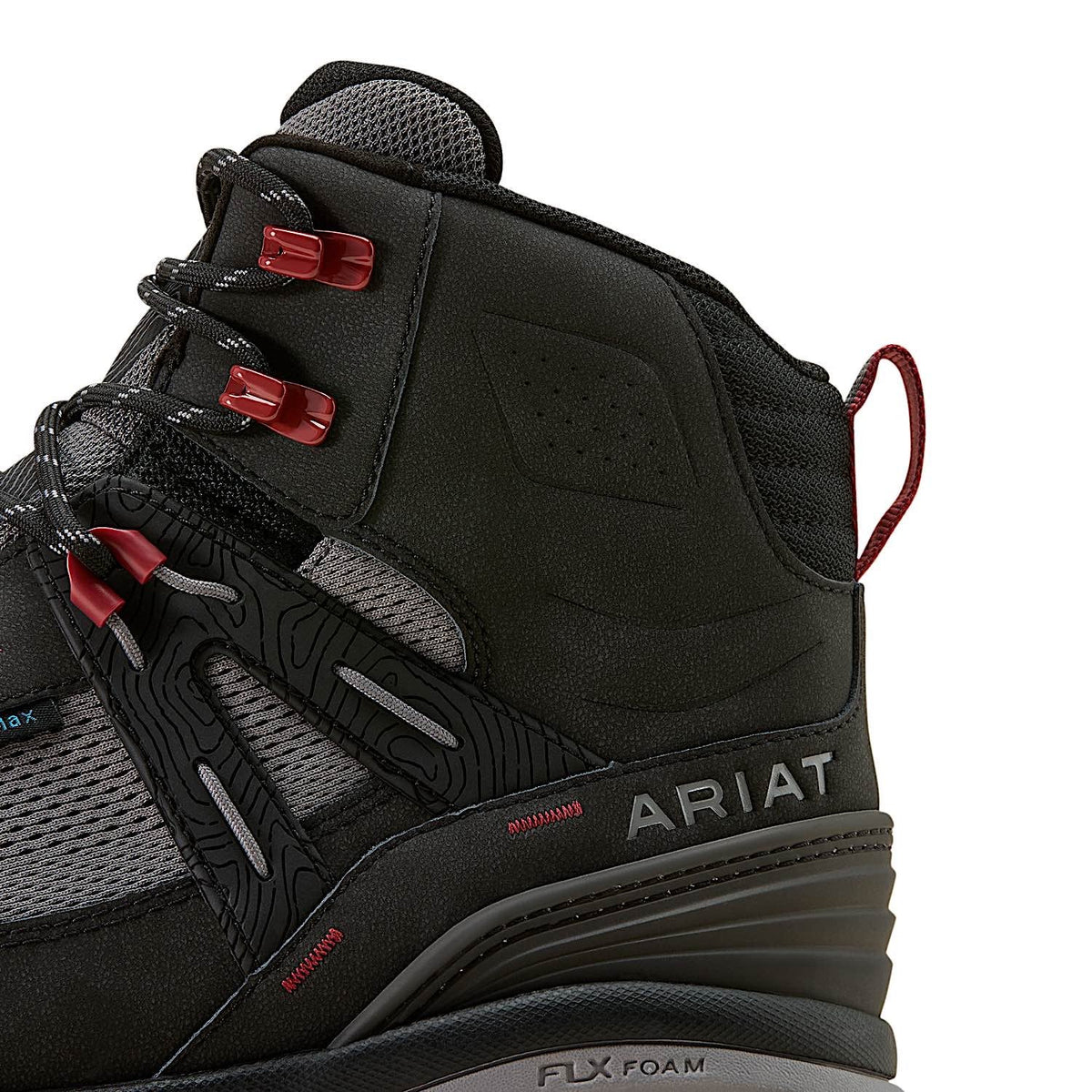 Ariat Men’s Traverse Mid Waterproof Hiking Boot - Black/Grey