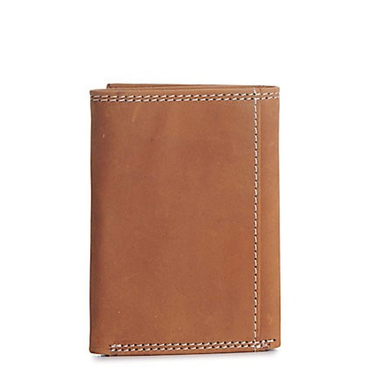 Ariat Mens Tri-fold Wallet - Medium Brown