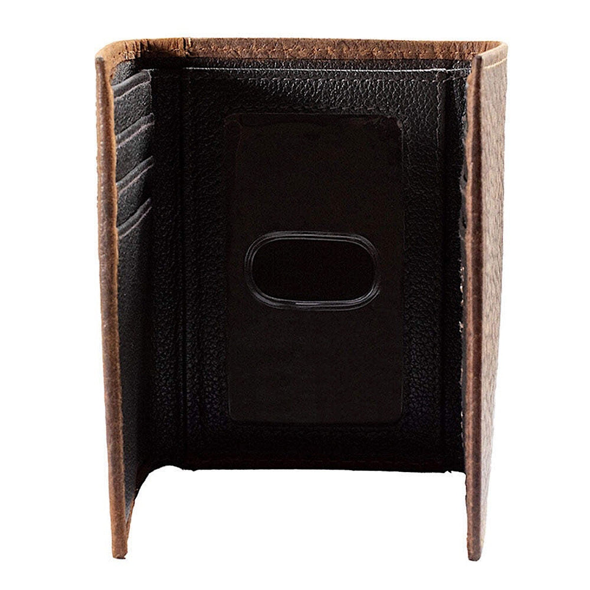 Ariat Mens Trifold Style Wallet Bug Stitch - Brown