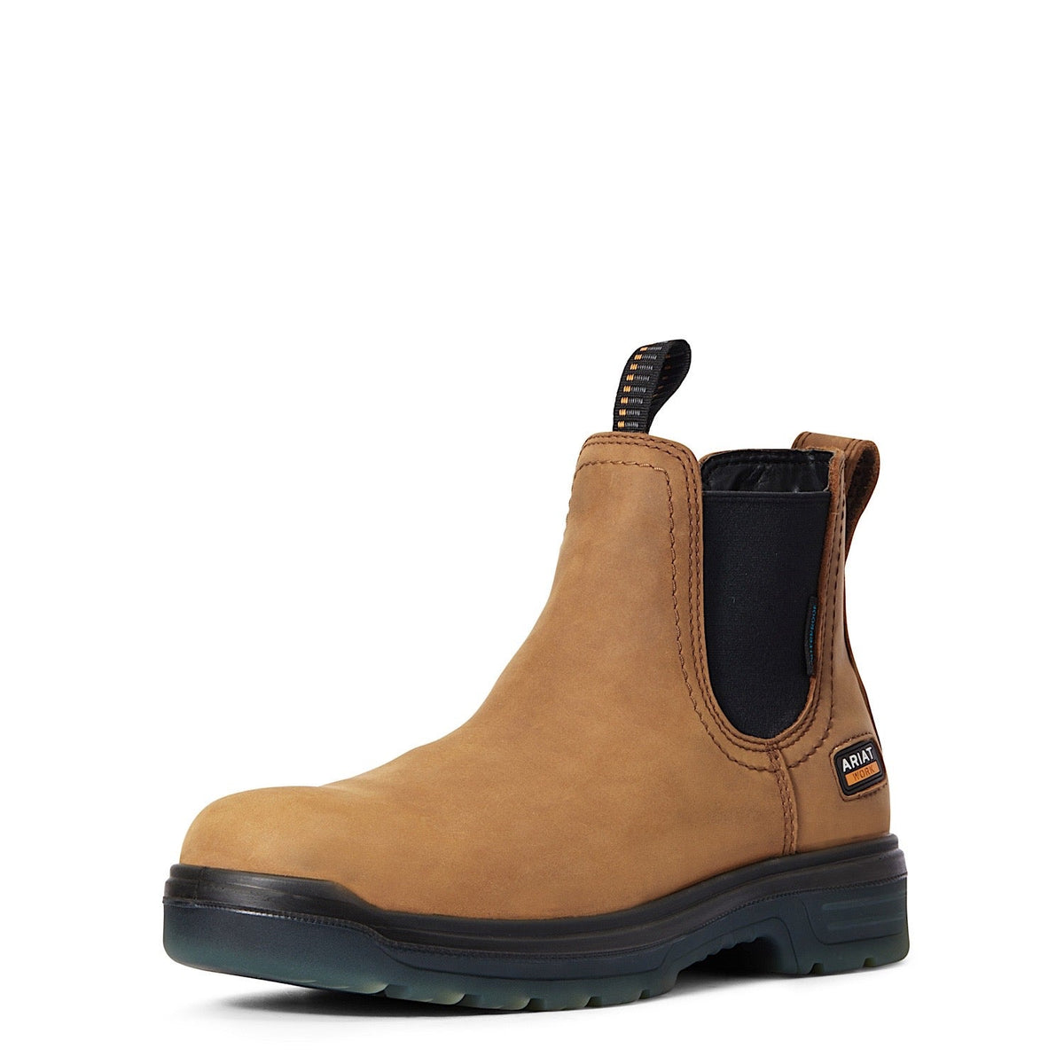 Ariat Men’s Turbo Chelsea Waterproof Work Boot Aged Bark
