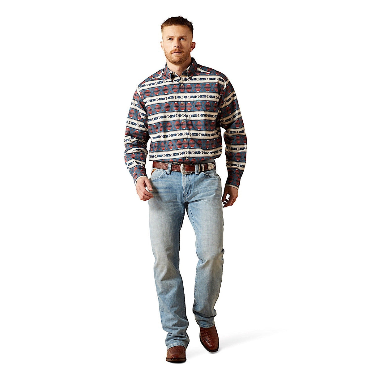 Ariat Men’s Wilder Classic Fit Shirt - Dark Blue