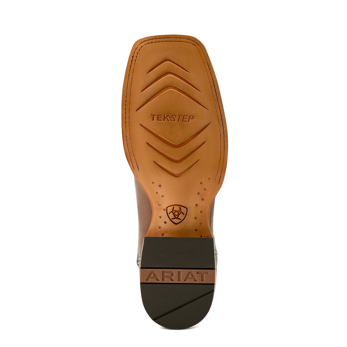 Ariat Men’s Wiley WST Cowboy Boot - Totally Tan / Roaring Turquoise