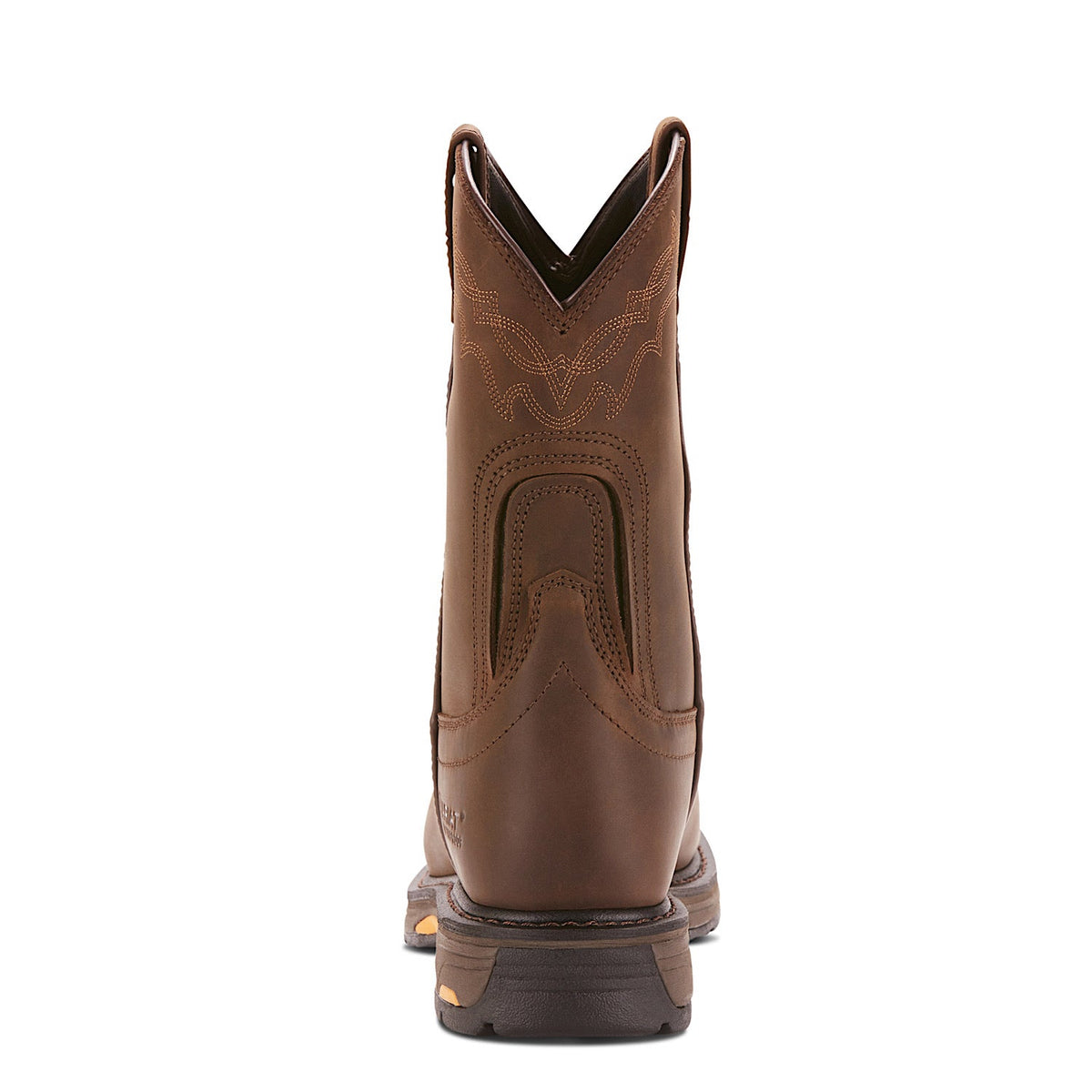 Ariat Men’s Workhog Pull On Boot H20 Oily - Distressed Brown