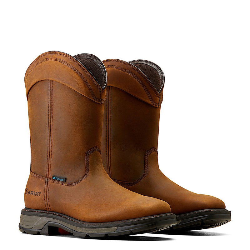Ariat Men’s Workhog XT Wellington H2O Distressed Brown