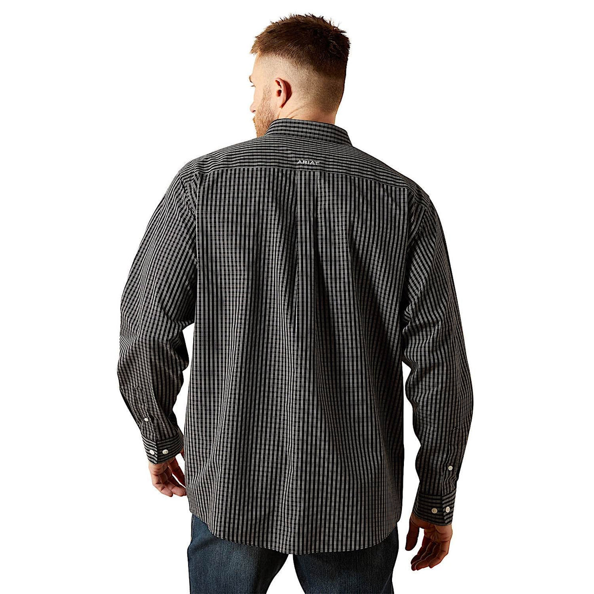 Ariat Men’s Wrinkle Free Abel Classic Fit Shirt - Black