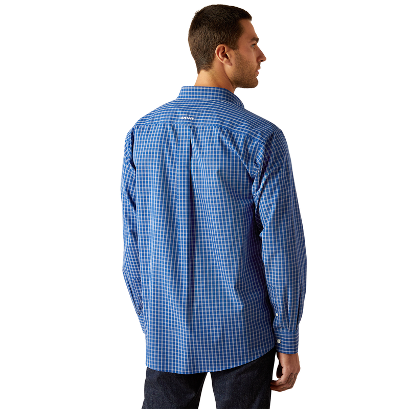 Ariat Men’s Wrinkle Free Blair Classic Fit Shirt - Navy