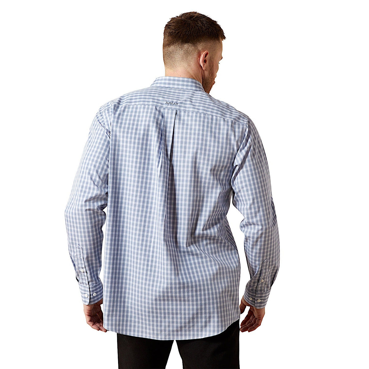 Ariat Men’s Wrinkle Free Brett Classic Fit Shirt - Grey