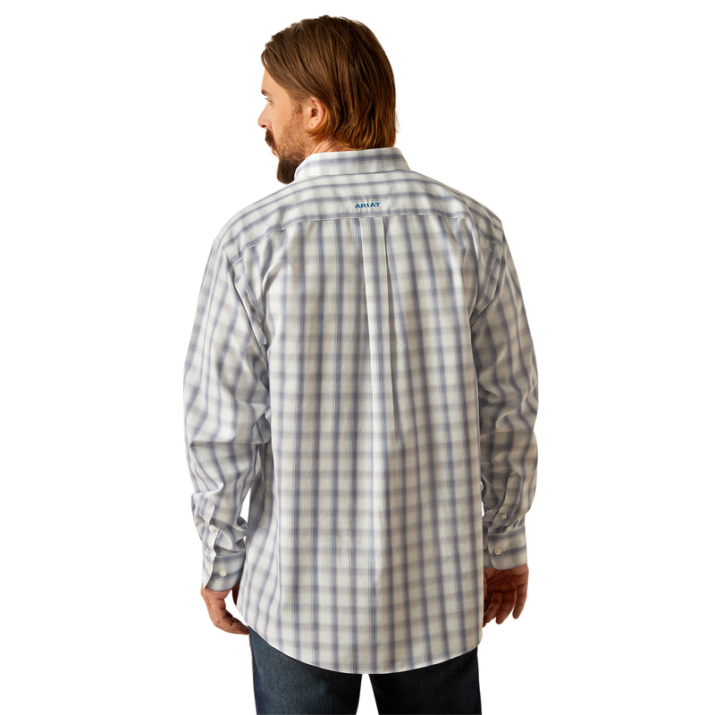 Ariat Men’s Wrinkle Free Briar Classic Fit Shirt - White