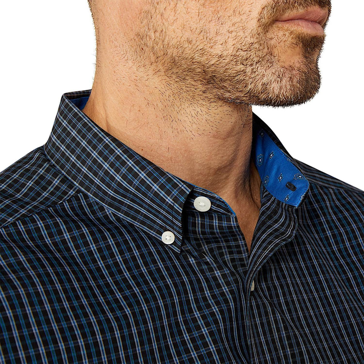 Ariat Mens Wrinkle Free Carlos Classic Fit Shirt - Black