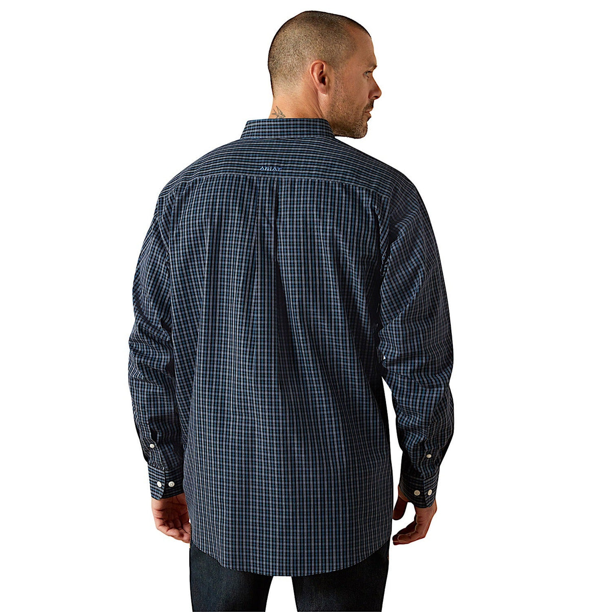Ariat Mens Wrinkle Free Carlos Classic Fit Shirt - Black