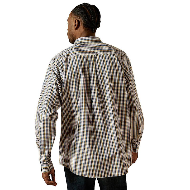 Ariat Mens Wrinkle Free Dusty Classic Fit Shirt - Purple