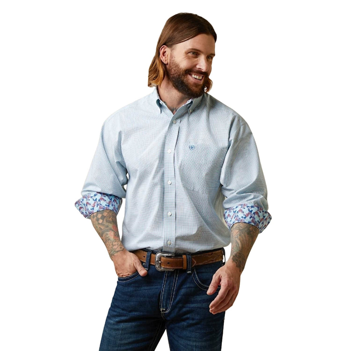 Ariat Men’s Wrinkle Free Westley Classic Shirt White