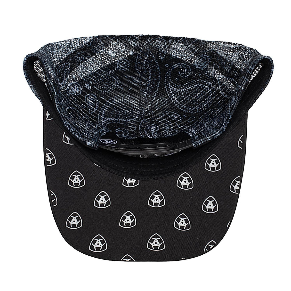 Ariat Paisley Trucker Cap - Black / Paisley Mesh