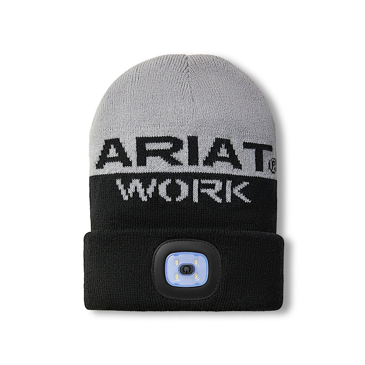 Ariat Rebar Headlight Beanie - Heather Grey/Black