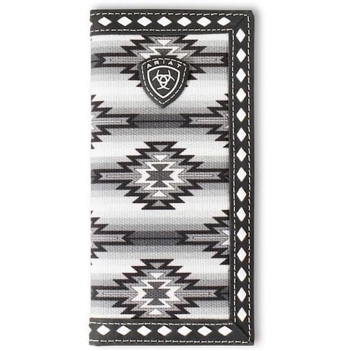Ariat Rodeo Wallet Youth Diamond Lace - Southwest Fabric Black