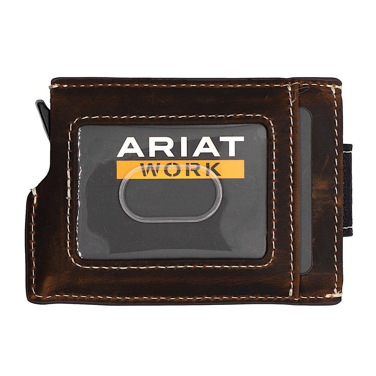 Ariat Utility Magnetic Clip Work Wallet - Brown