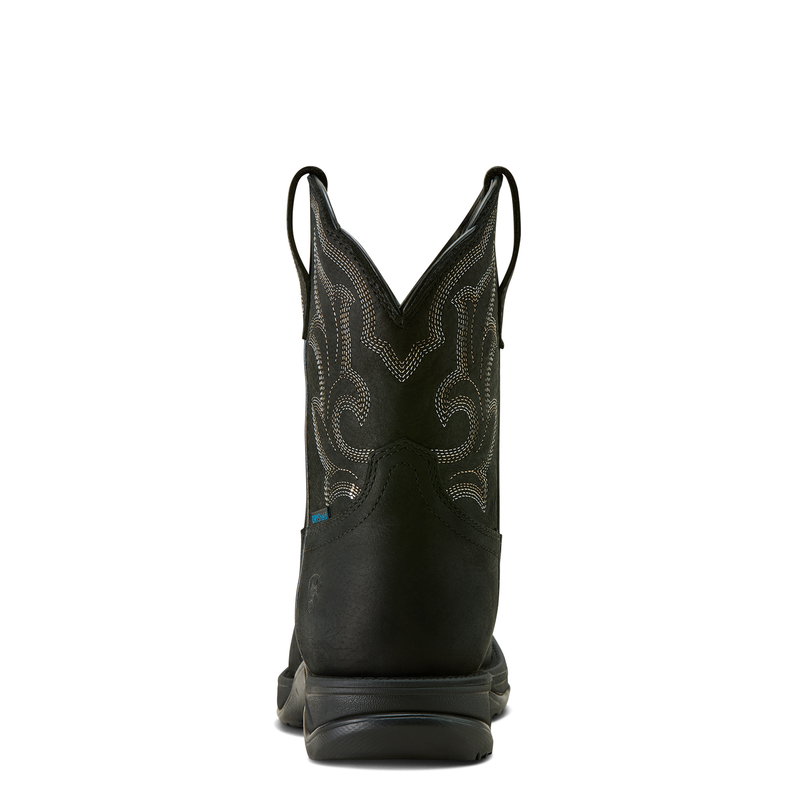 Ariat Womens Anthem Shortie II Waterproof Square Toe Western Boot - Bear Black